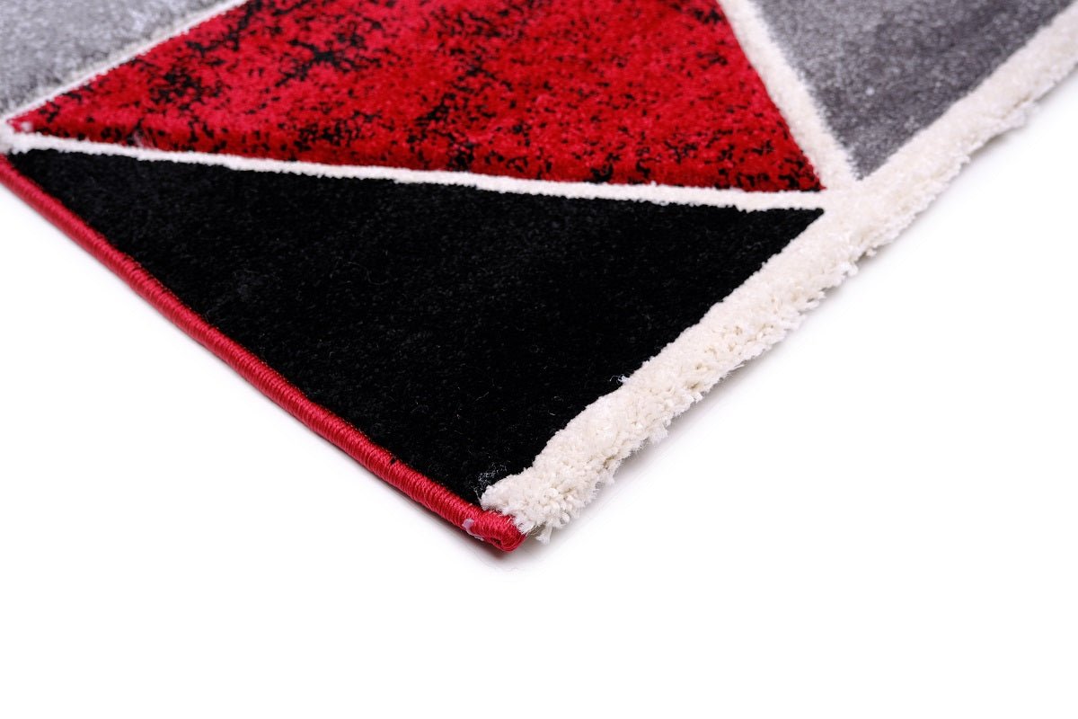 Australian Rugs - Faery E5113 Dark Red-Black Modern Area Rug close up texture