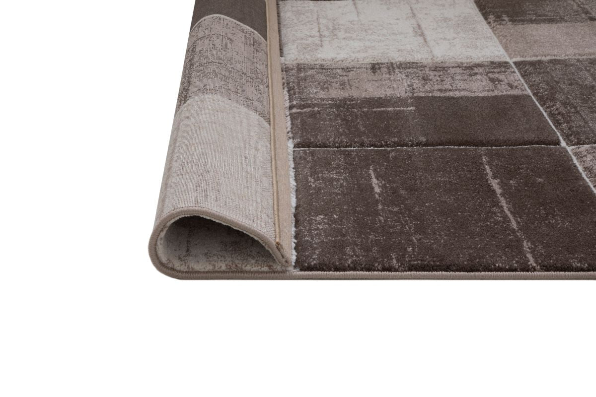 Australian Rugs - Faery E5142 N.Brown Dark Beige Modern Area Rug detail