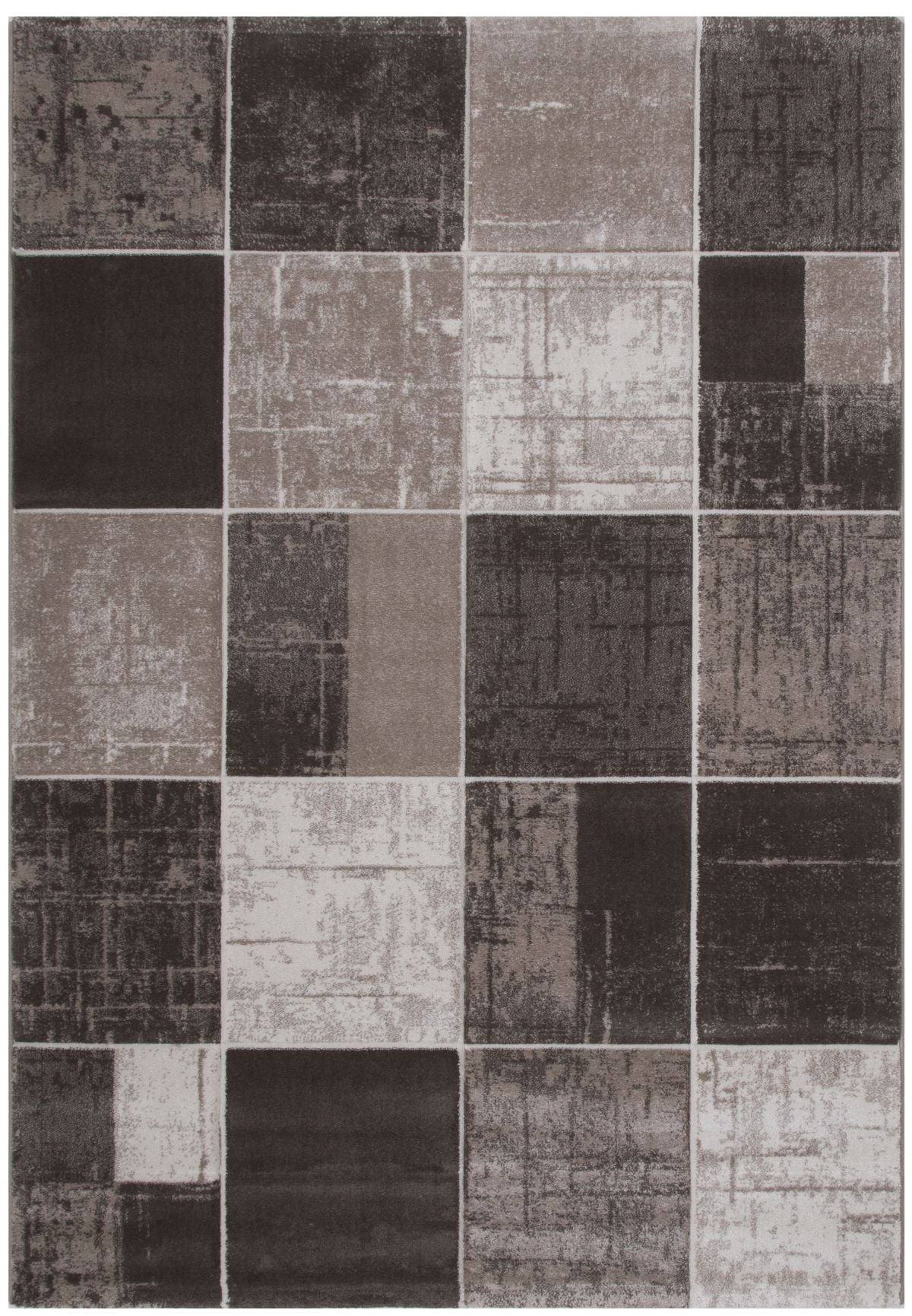 Australian Rugs - Faery E5142 N.Brown Dark Beige Modern Area Rug