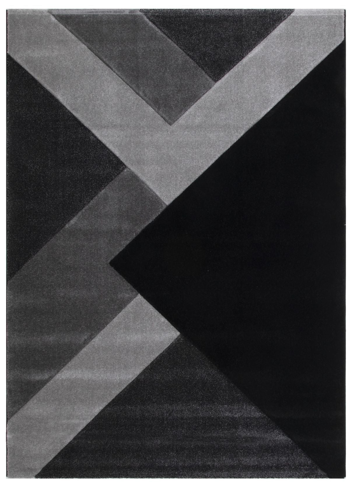 Australian Rugs - Faery FE394 Black Dark Grey Modern Rug