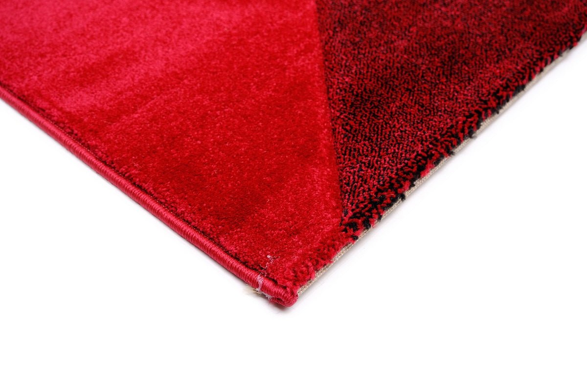 Australian Rugs - Faery Fe394 Dark Red-Black Modern Area Rug close up texture