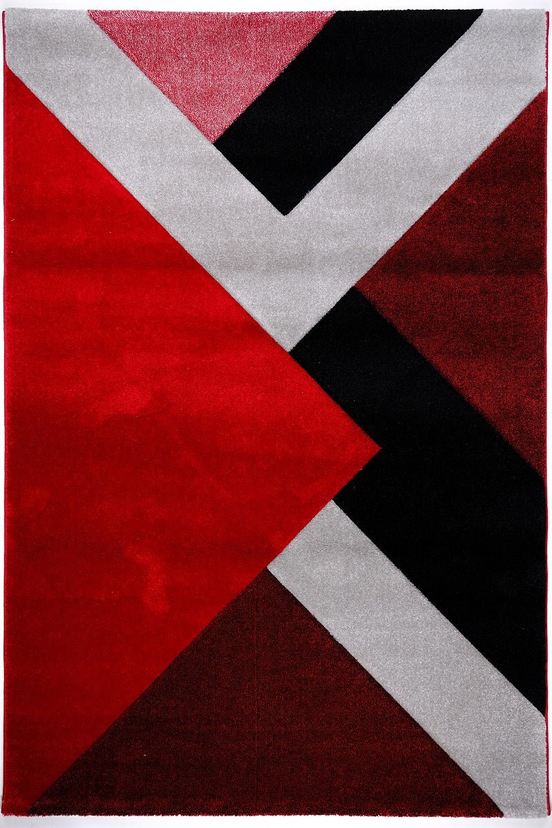 Australian Rugs - Faery Fe394 Dark Red-Black Modern Area Rug