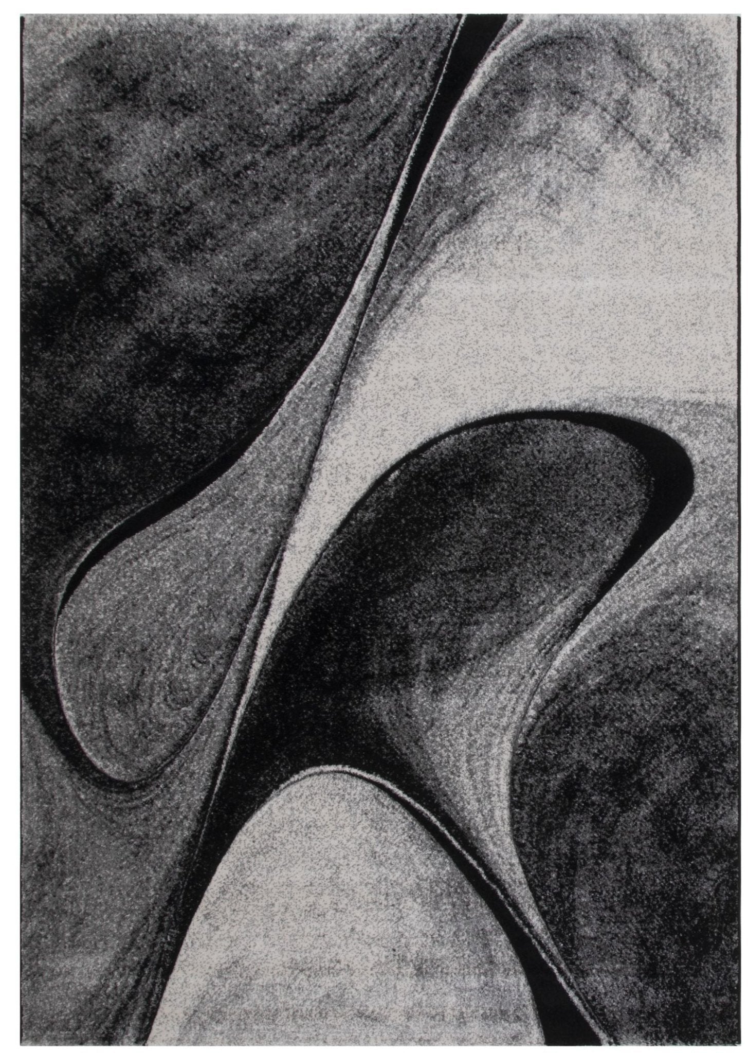 Australian Rugs - Faery G2855 Black Dark Grey Modern Area Rug