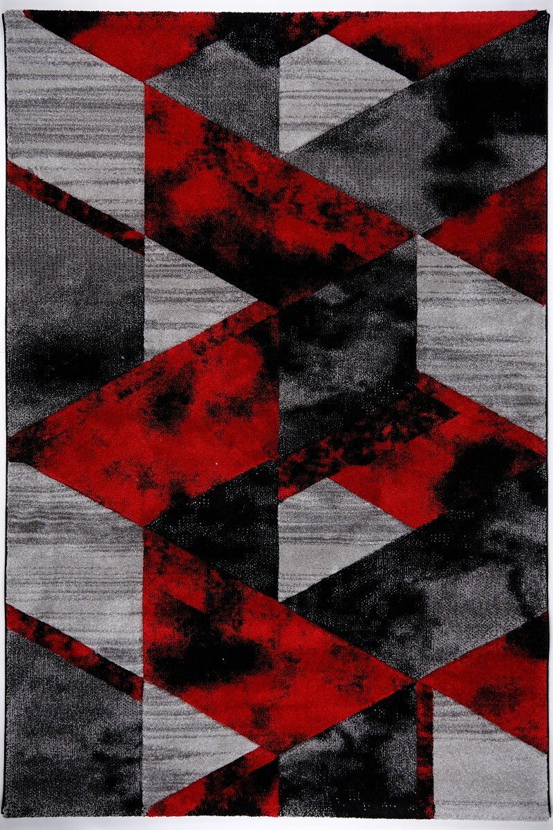 Australian Rugs - Faery G6511 Dark Red-Black Modern Area Rug
