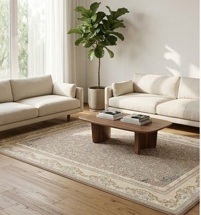Golriz Traditional Persian Area Rug Chocolate