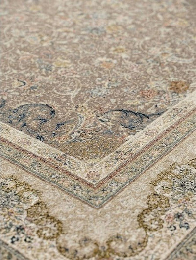 Golriz Traditional Persian Area Rug Chocolate