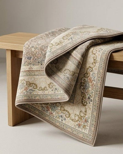 Golriz Traditional Persian Area Rug Chocolate