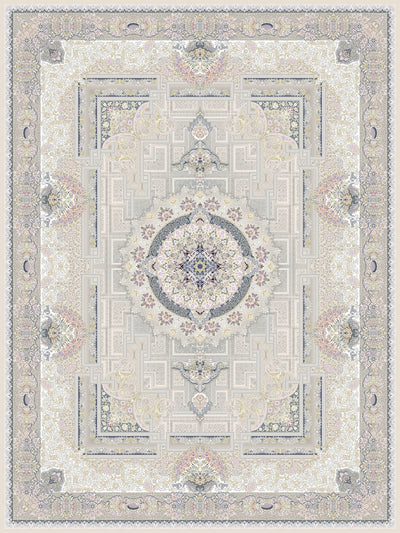 Ivan Traditional Persian Area Rug Beige