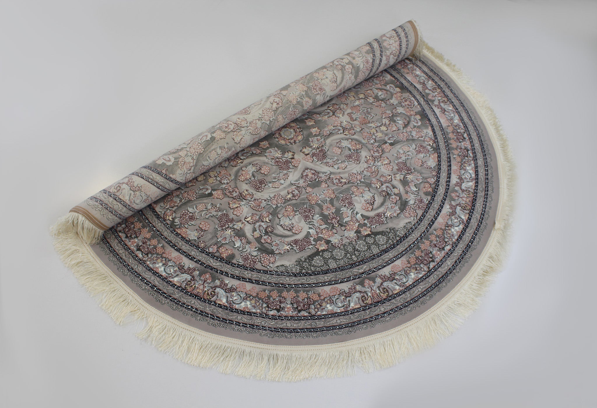 Jasmine 3179 Silver Round Rug - Australian Rugs