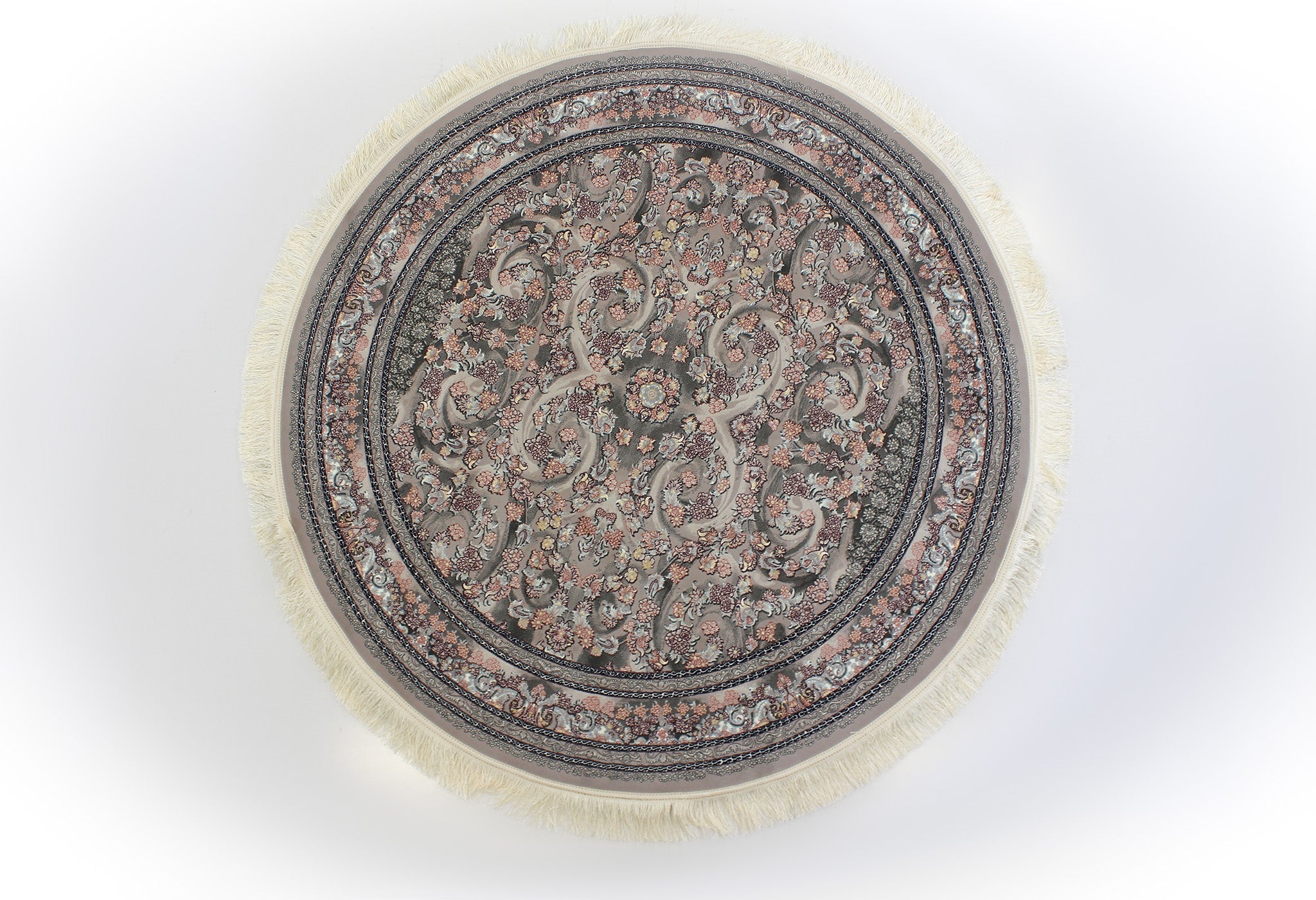 Jasmine 3179 Silver Round Rug - Australian Rugs