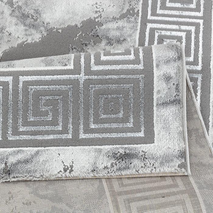 Marmaris D380A Modern Area Rug D.Grey V.Grey