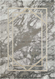 Marmaris D387A Modern Area Rug L.Grey V.Gold - Australian Rugs