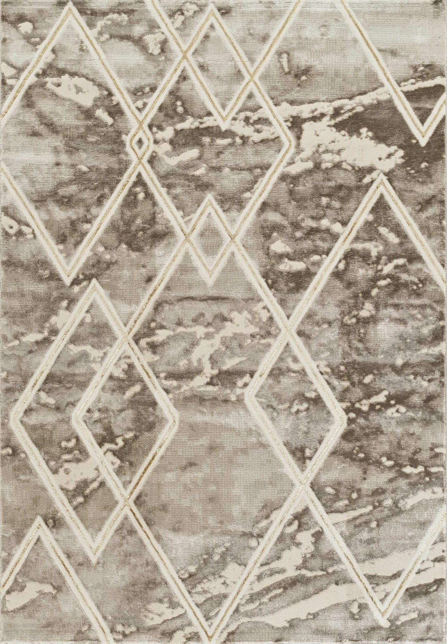 Marmaris D633A Modern Area Rug Beige V.Gold - Australian Rugs