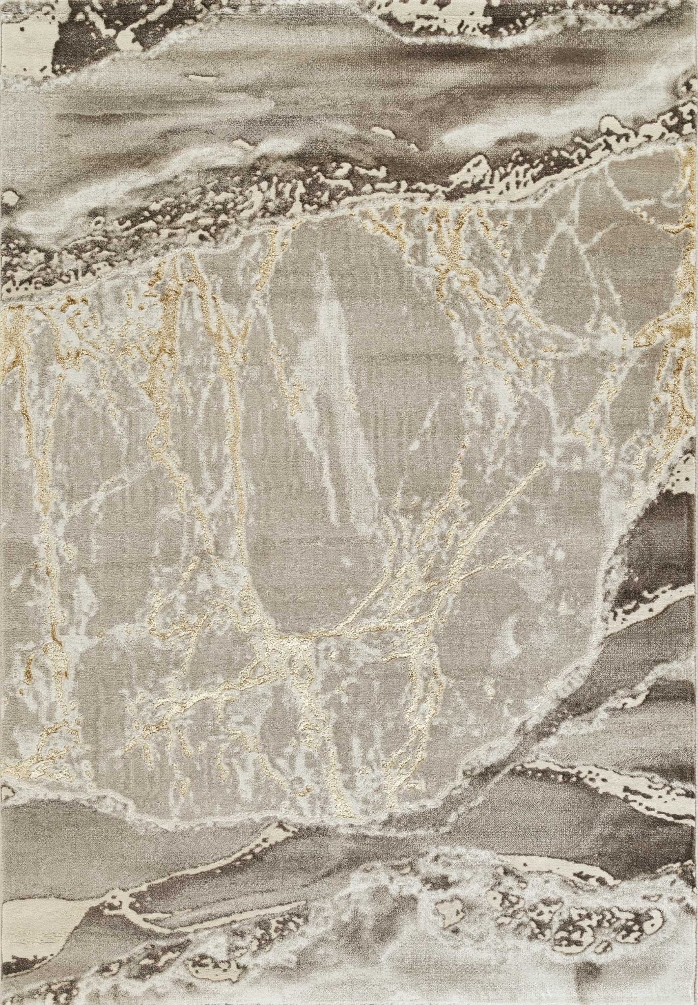 Marmaris T042A Modern Area Rug Beige Cream - Australian Rugs