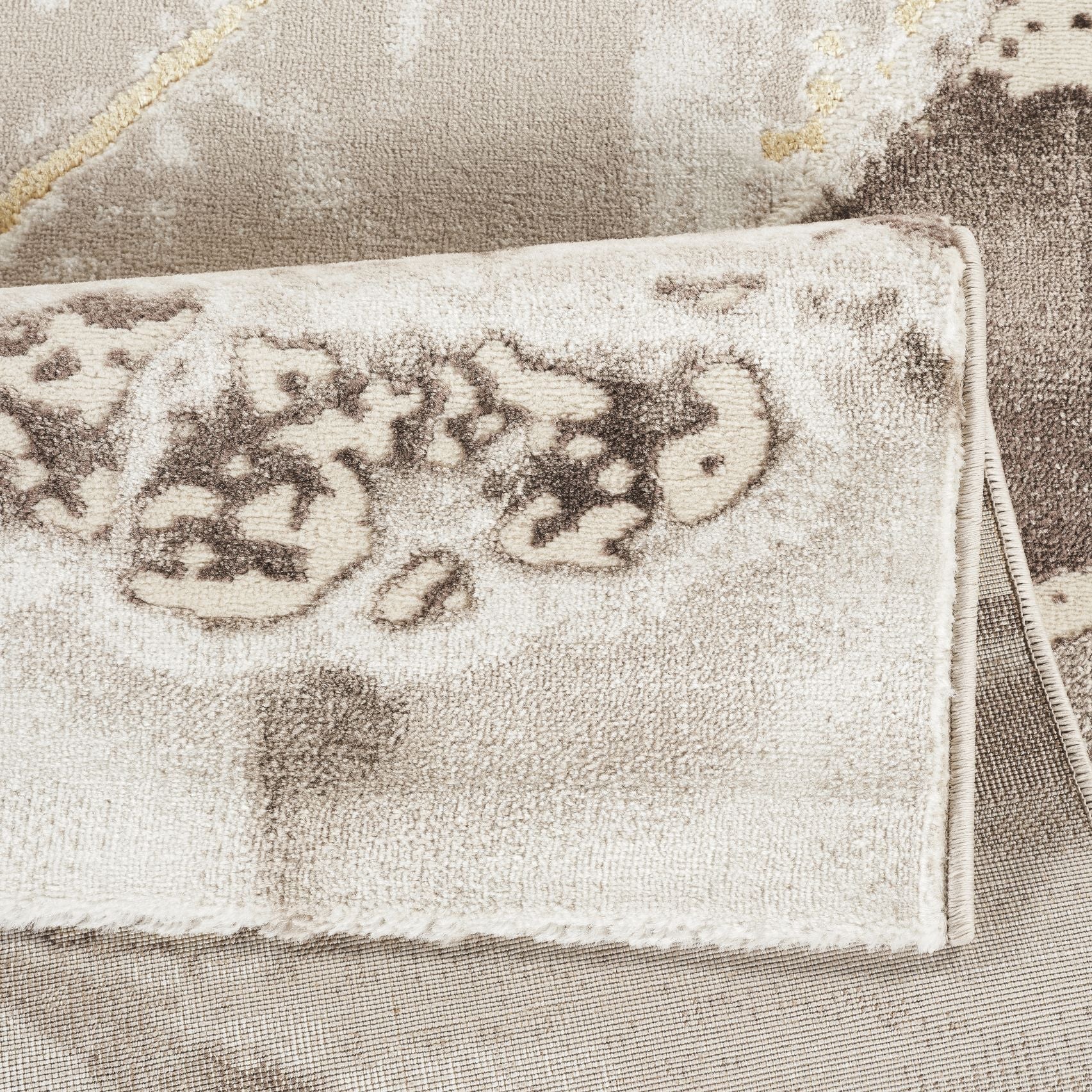 Marmaris T042A Modern Area Rug Beige Cream - detail view 2 - Australian Rugs