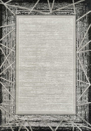 Marmaris T046A Modern Area Rug L.Grey White - Australian Rugs