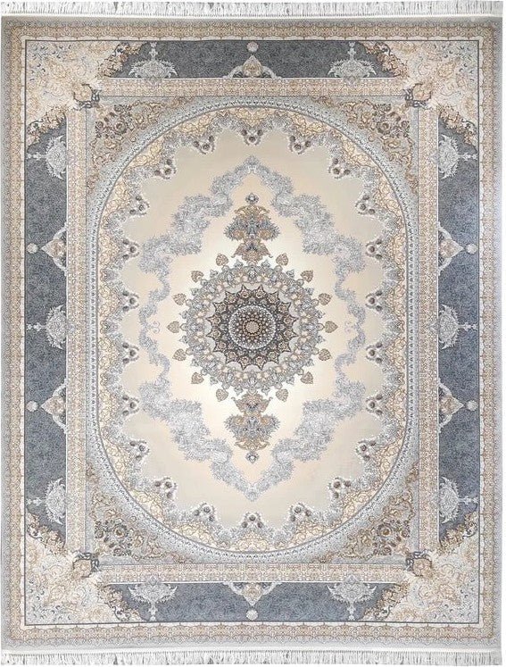 Mash 723502 Traditional Persian Area Rug Silver - Australian Rugs