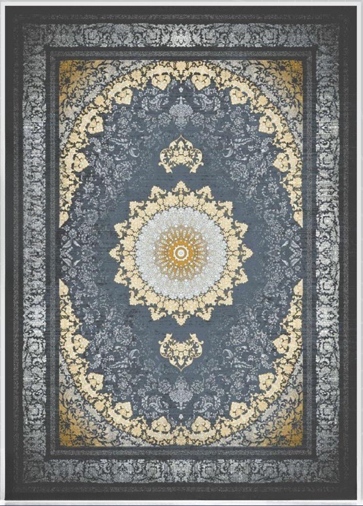 Mash 723505 Traditional Persian Area Rug Coal - Australian Rugs
