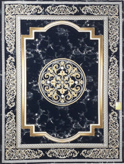 Medusa Navy Traditional Persian Area Rug - Australian Rugs