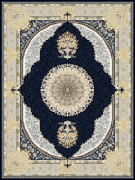 Negar Navy Traditional Persian Area Rug - Australian Rugs