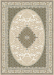 Parnian Beige Traditional Persian Area Rug - full rug view - Australian Rugs