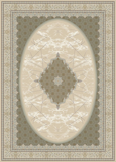 Parnian Traditional Persian Area Rug Beige