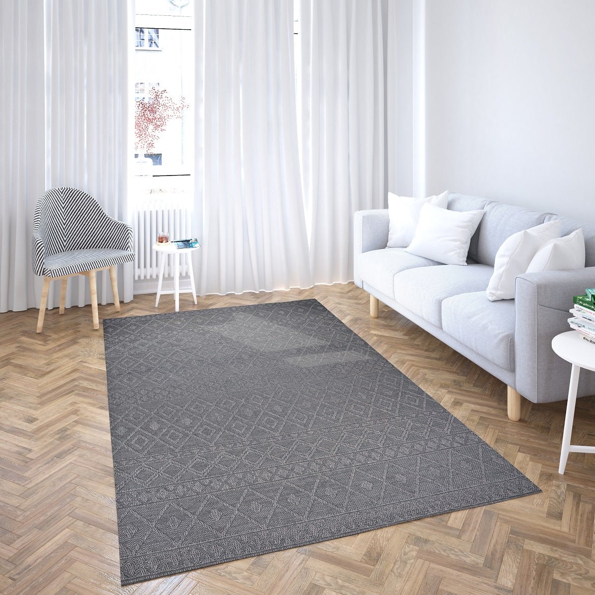 Australian Rugs - Sandra E7216 D.Grey Modern Outdoor Rug