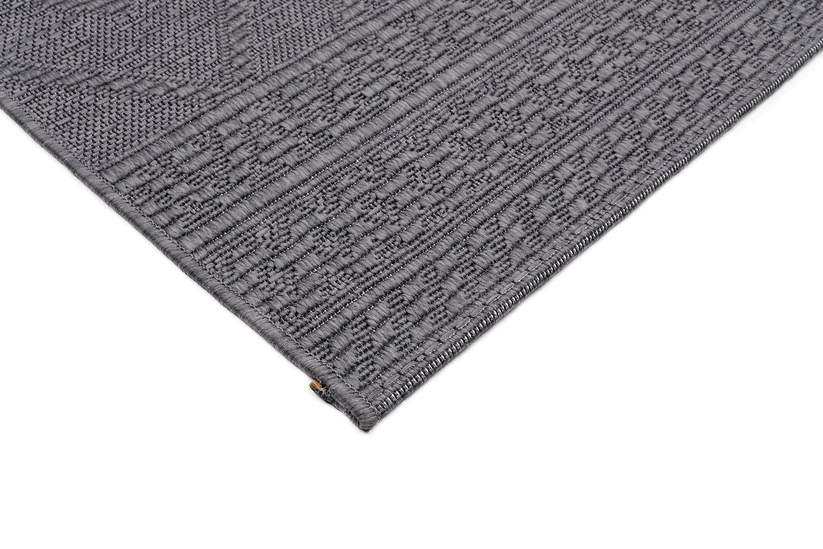 Sandra E7217 D.Grey Modern Outdoor Rug