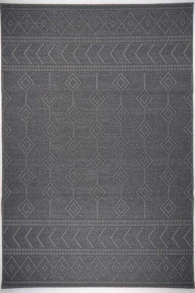 Sandra E7219 D.Grey Modern Outdoor Rug