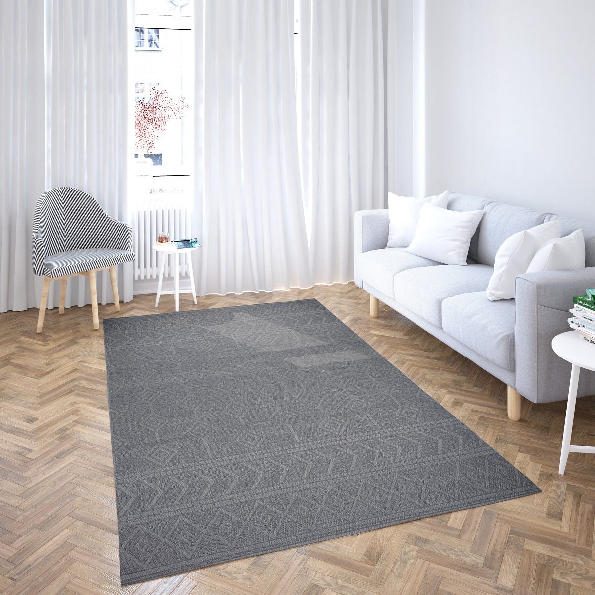 Australian Rugs - Sandra E7219 D.Grey Modern Outdoor Rug