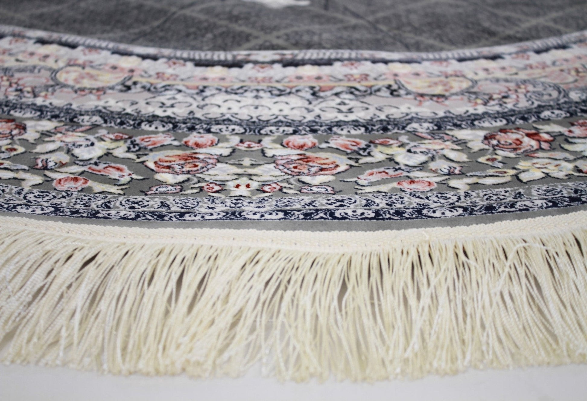 Timche 3184 Smoke Round Rug - Australian Rugs