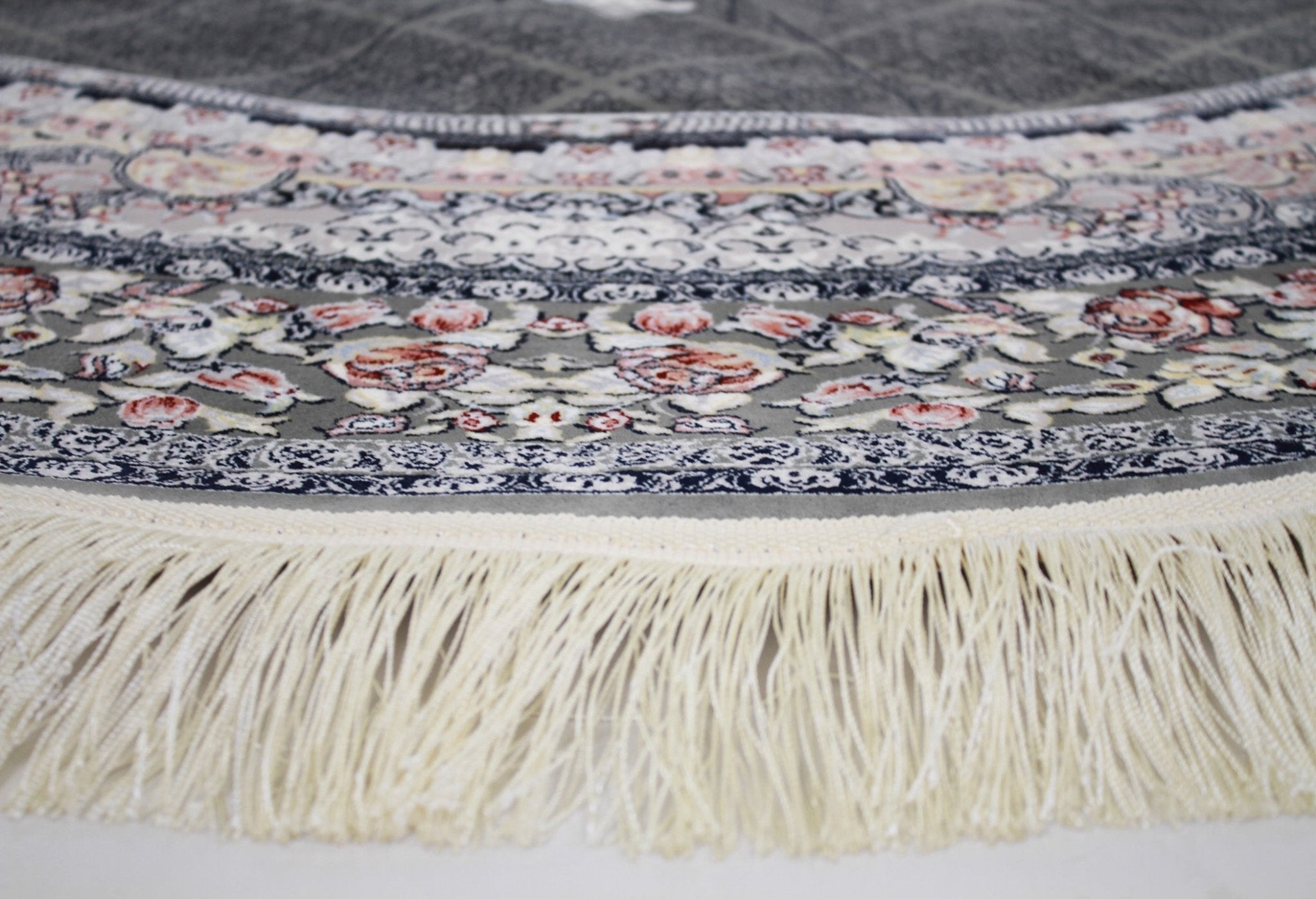 Timche 3184 Smoke Round Rug - Australian Rugs