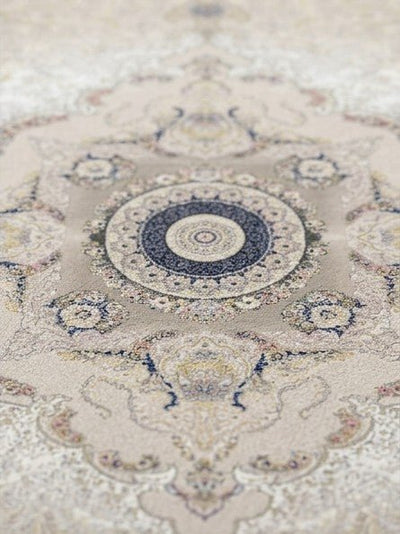 Villa Traditional Persian Area Rug in Beige - additional angle