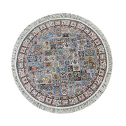 Zartosht 5111 Dark Blue Round Rug - Australian Rugs