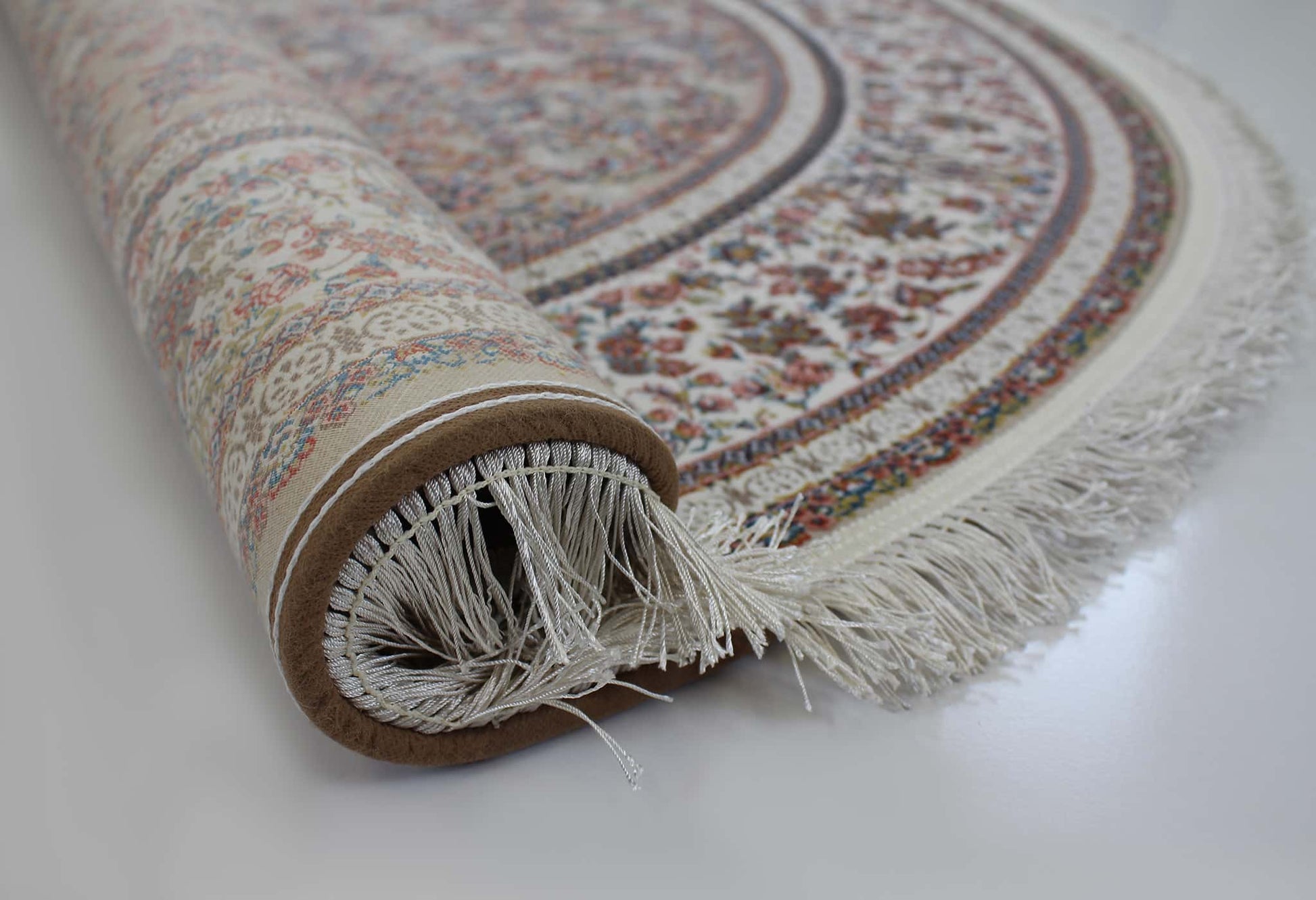Zartosht 5330 Beige Round Rug - Australian Rugs