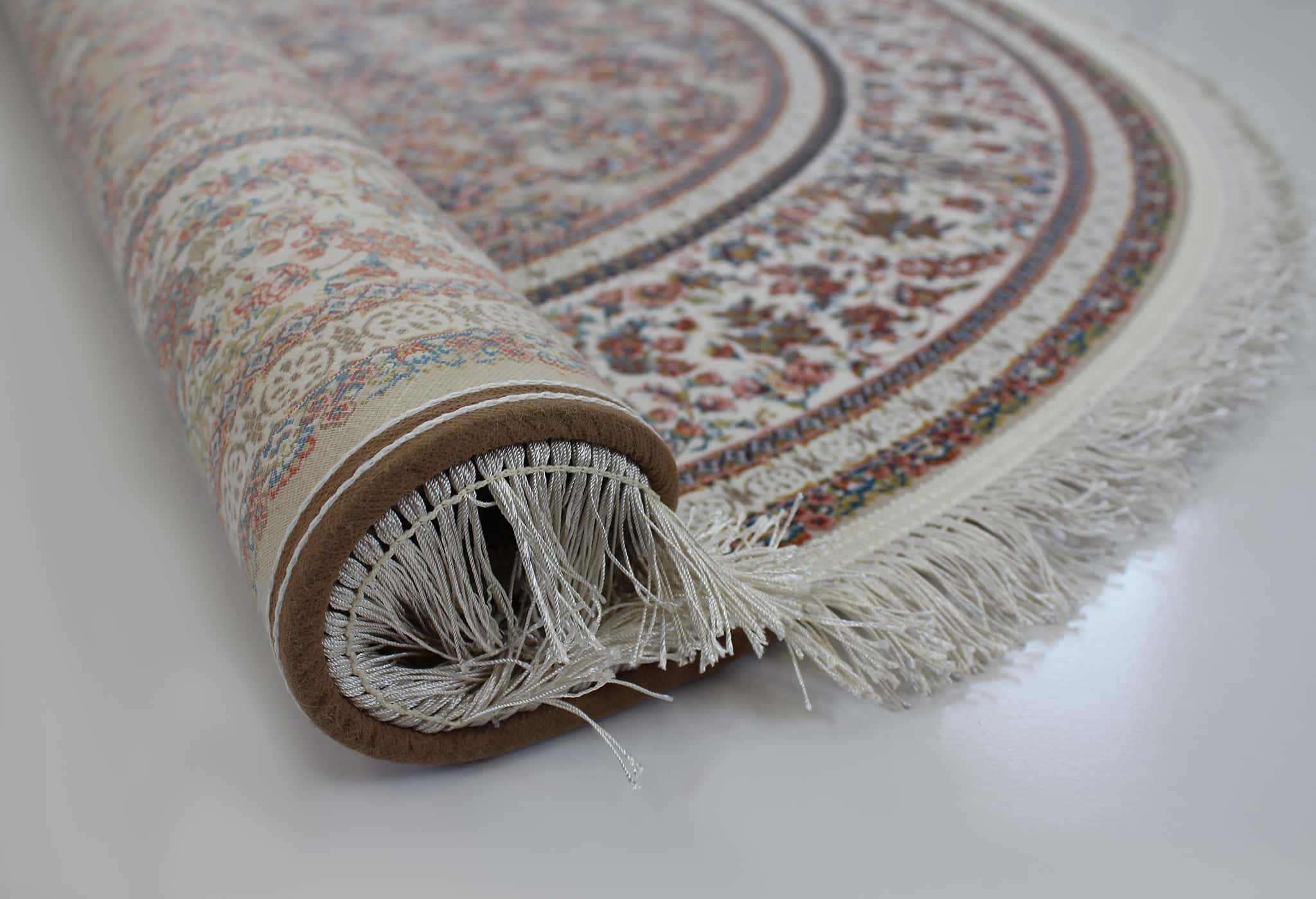 Zartosht 5330 Beige Round Rug - Australian Rugs