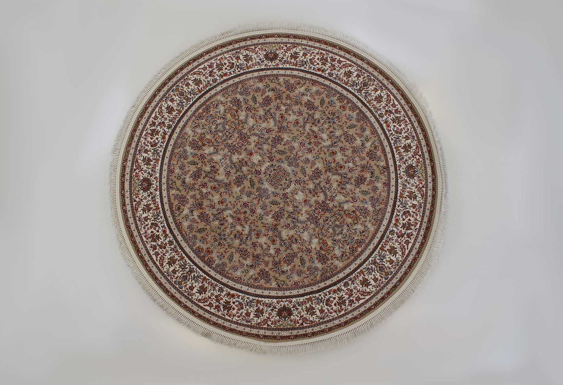 Zartosht 5330 Beige Round Rug - Australian Rugs