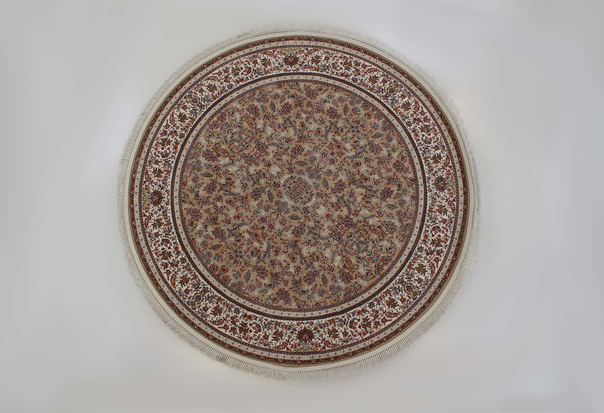 Zartosht 5330 Beige Round Rug - Australian Rugs