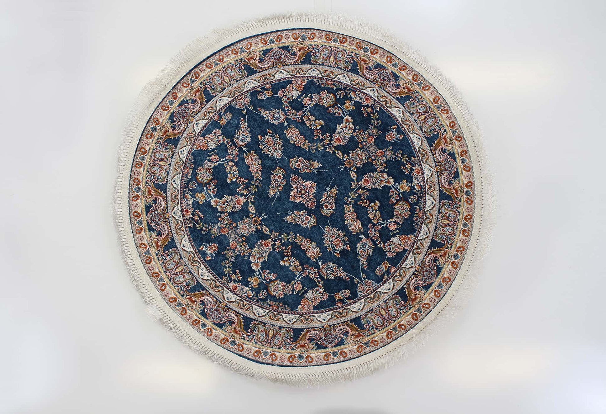 Zartosht 5333 Marin Blue Round Rug - Australian Rugs