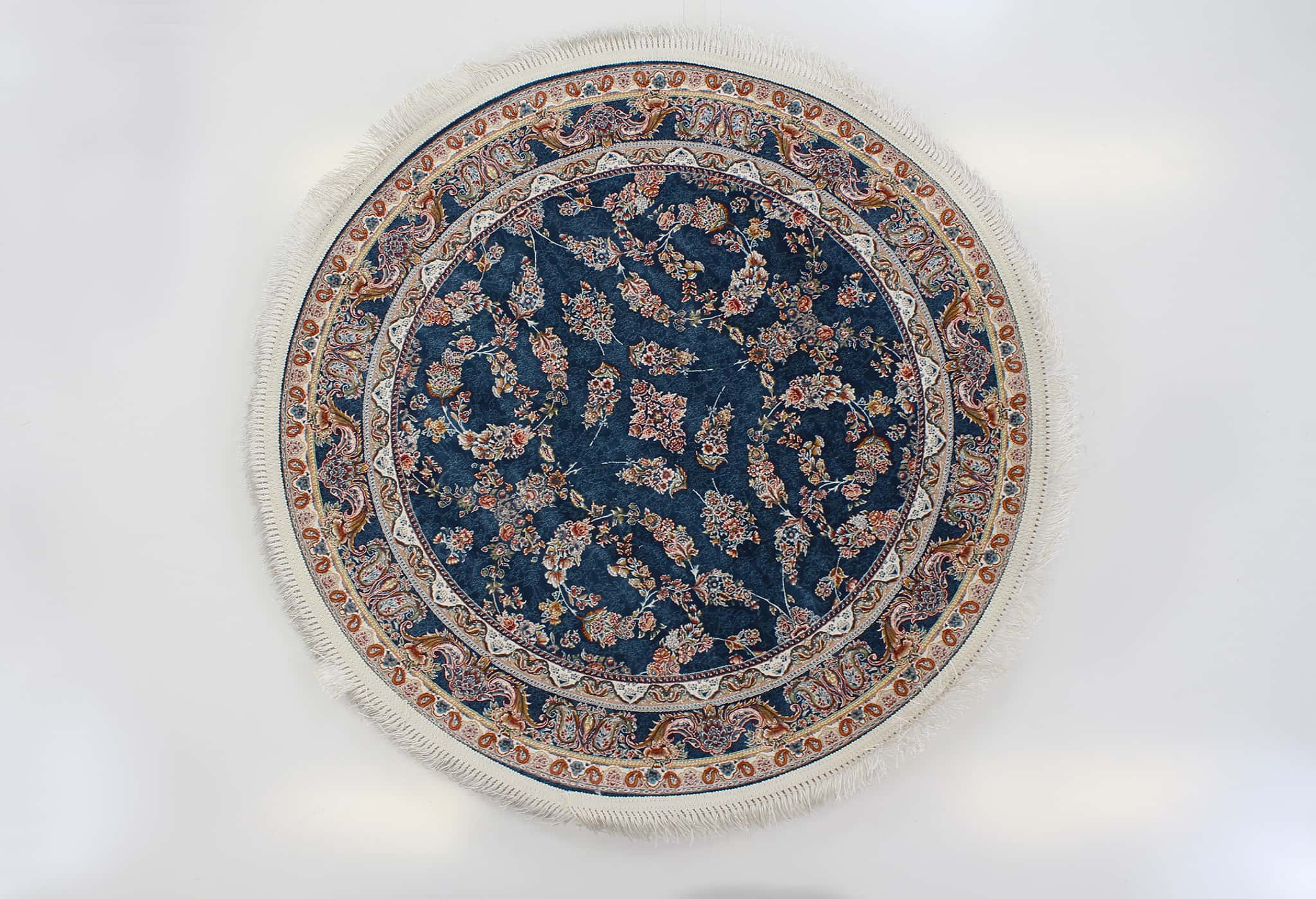 Zartosht 5333 Marin Blue Round Rug - Australian Rugs