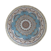 Zartosht 5511 Blue Round Rug - Australian Rugs