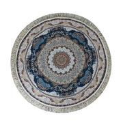 Zartosht 5511 Dark Blue Round Rug - Australian Rugs