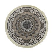 Zartosht 5511 Grey Round Rug - Australian Rugs