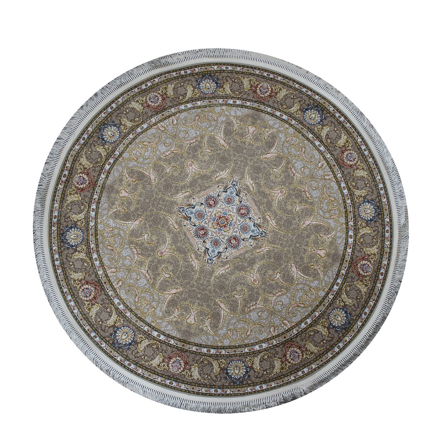 Zartosht 5577 Beige Round Rug - Australian Rugs