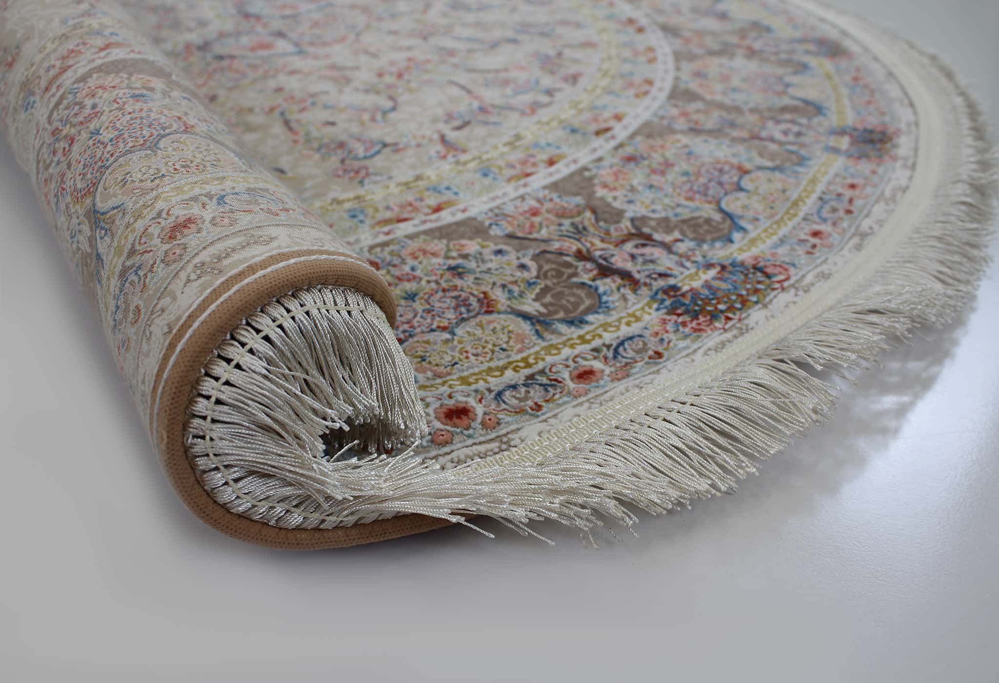 Zartosht 5858 Beige Round Rug - Australian Rugs