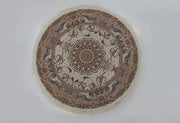 Zartosht 6090 Cream Round Rug - Australian Rugs
